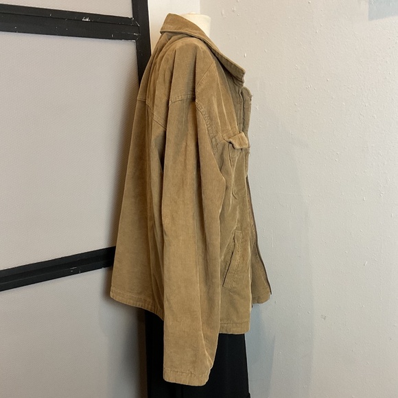 Vtg Bass Corduroy Zip Jacket Sz XL - Picture 2 of 3